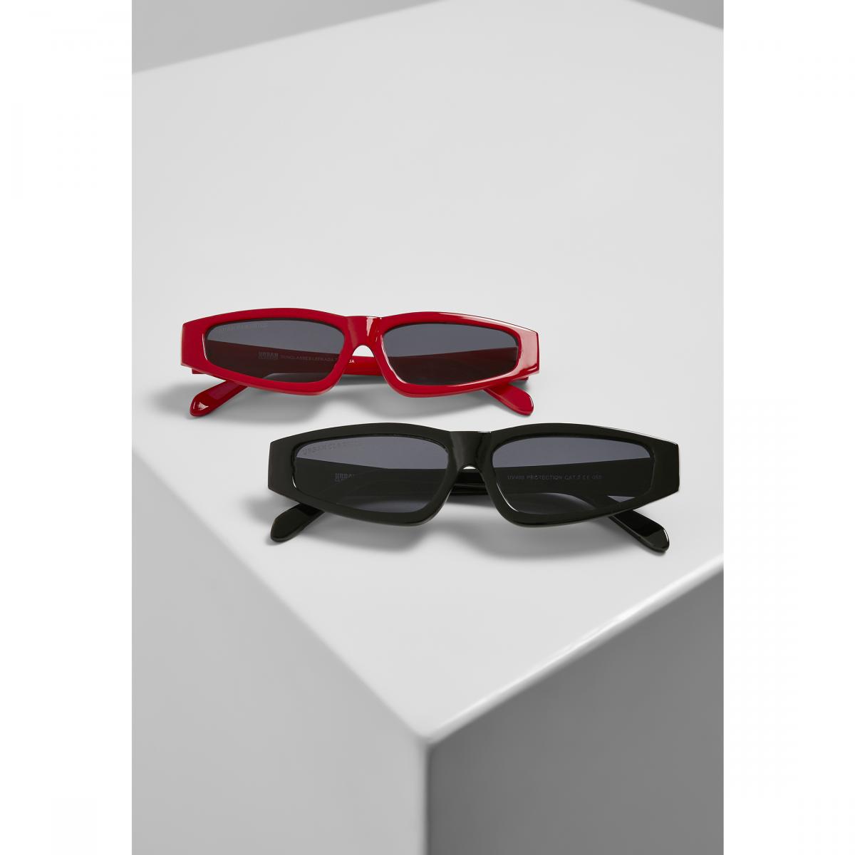 Sunglasses Lefkada 2-Pack One Size Größe One Size Farbe  black/black+red/black